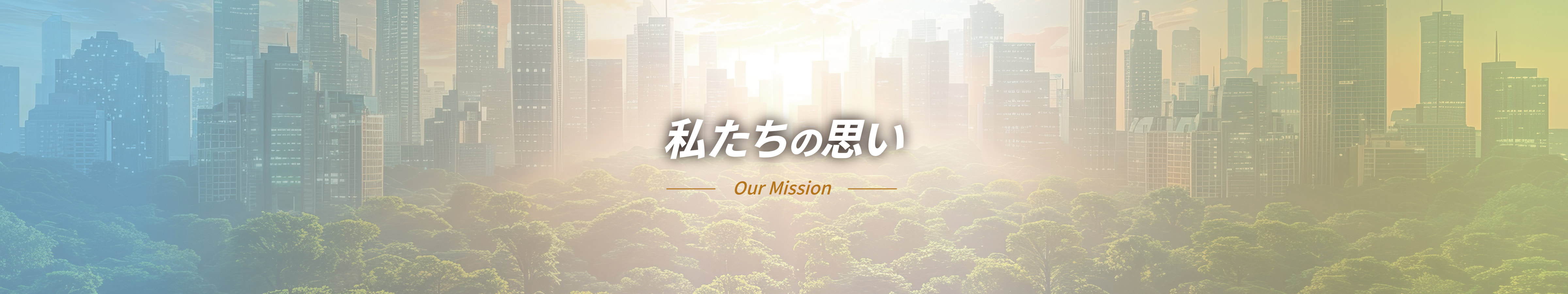 私たちの思い -Our Mission-